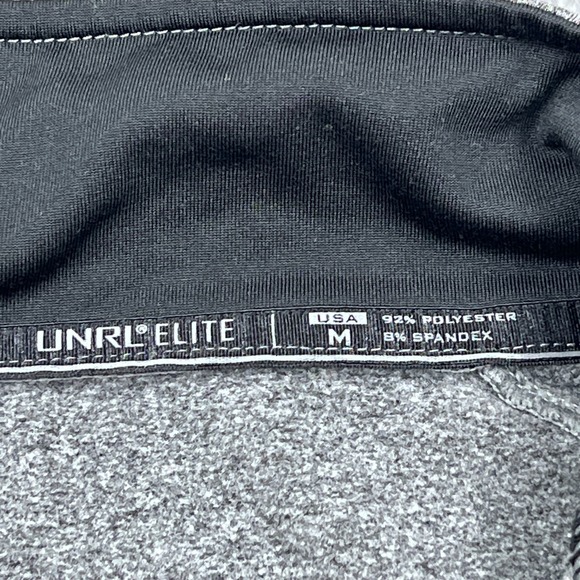 UNRL Elite 1/4 Zip Men's Medium Gray Pullover Performance Minnesota Hockey State - Picture 6 of 14